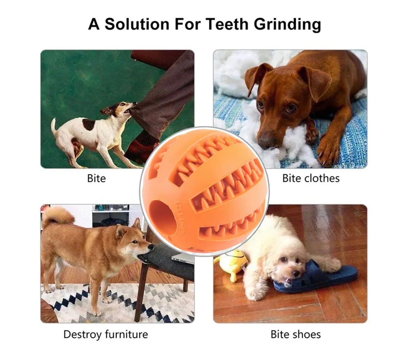 Dog Ball Food Feeder - Nontoxic